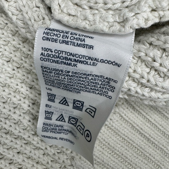 Tommy Hilfiger Cream Cowl Neck SweaterSize Large - Picture 15 of 16